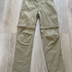 Eddie Bauer Men's Tan Cargo Pants-Zip Off